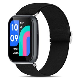 Compatible for Wyze Watch 47mm Band, Giaogor Stretch Elastics Adjustable Strap Compatible for Wyze Watch 47mm Smartwatch (Black)