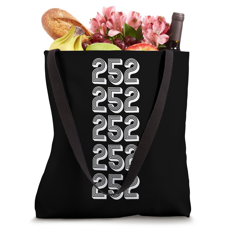 252 Area Code Tacoma WA Tote Bag