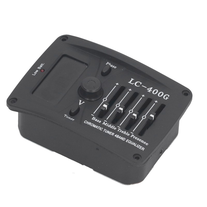 Acoustic Guitar 4 Band Equalizer EQ Preamps Piezo Pickup Chromatic