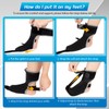 Plantar Fasciitis Night Splint Sock with Massage Ball for Plantar