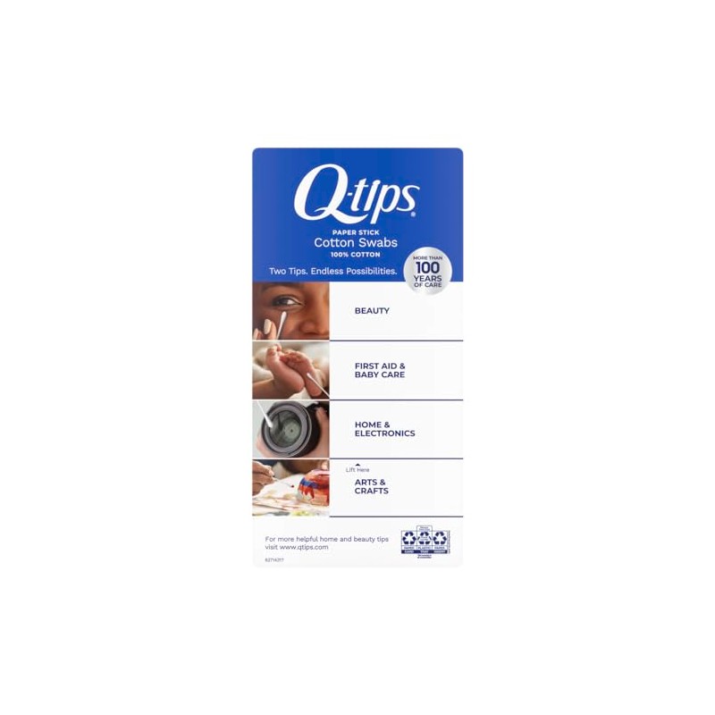 Q-tips Cotton Swabs 375 ct
