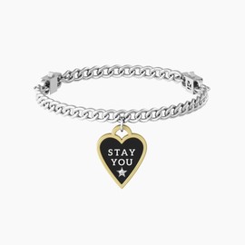 KIDULT Woman Bracelet Stay You Stay True 731939 316L Steel Philosophy Collection, Alloy Steel