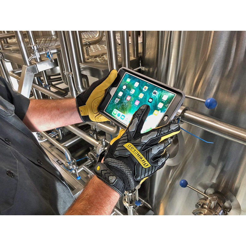 Ironclad Impact Leather Glove, Small, Black