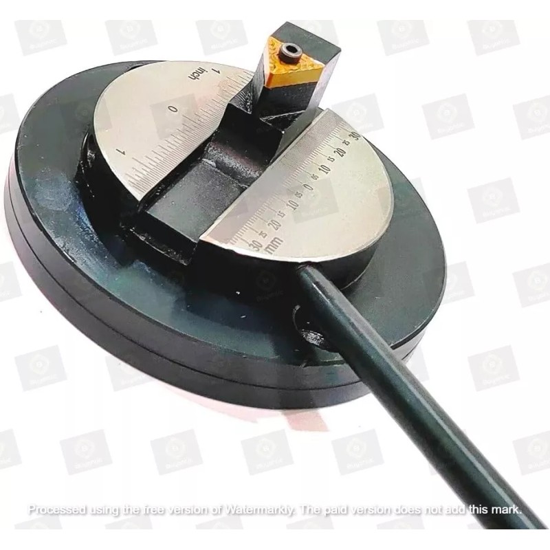 BUYOHLIC Lathe Ball turning Attachment - ROUND BASE- DOUBLE BIT