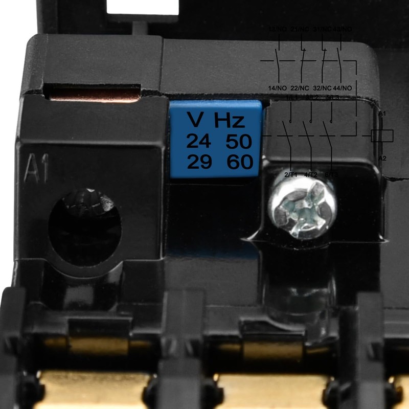 Heschen AC Contactor CJX1-22/22 24V Coil 50/60Hz 9.5KW 3 Pole