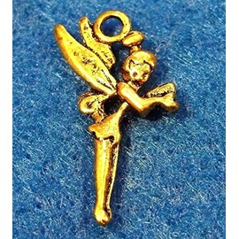20Pcs. Tibetan Antique Gold Angel Fairy Charms Pendants Earring Drops AF68 from D&J