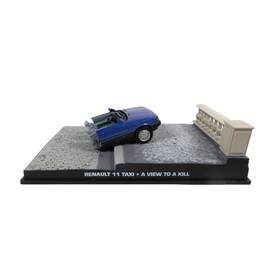 James Bond Renault 11 Taxi from Paris : 'Half Car Damaged 007 A View to a Kill 1/43 (Gift for 007 Collection Subscribers DYG2)