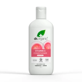 Dr. Organic Guava Conditioner, Vitamin C, Dyed Hair, Men, Women, Natural, Vegan, Cruelty Free, Paraben and SLS Free, Organic, 265 ml