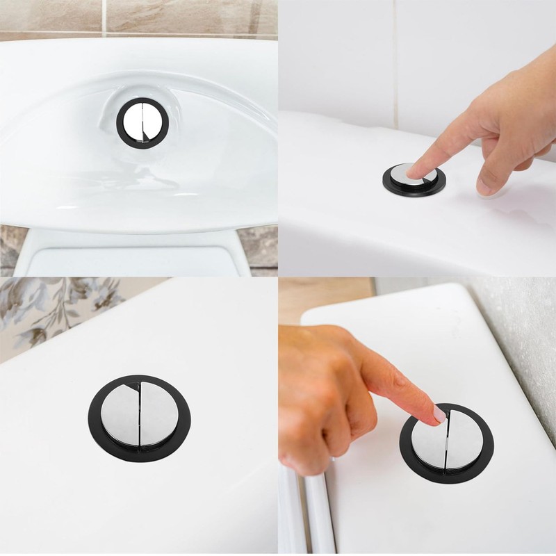 ZEACCT 1 Piece Toilet Double Flush Button, Toilet Flush Button