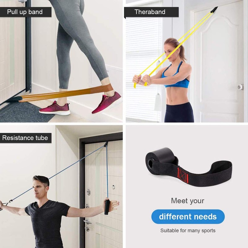 4 Pcs Heavy Duty Door Anchor for Resistance Bands, Door