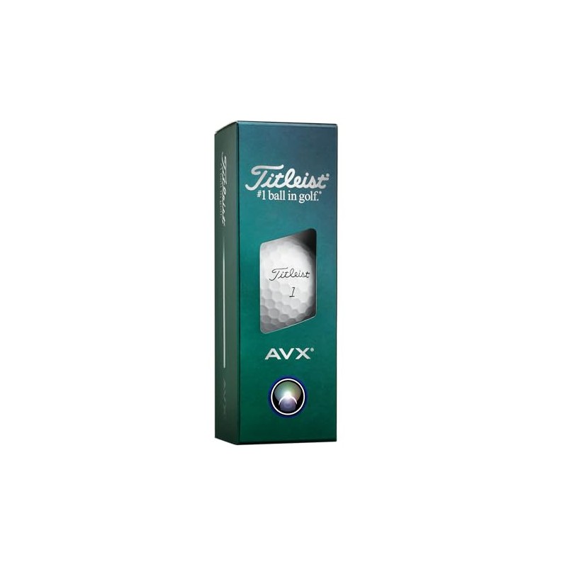 Titleist AVX Golf Ball, Pack of 12, White, Numbers 1-4