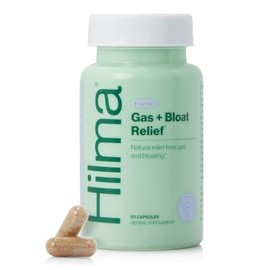 Hilma Alivio de gases naturales e hinchazón, con bálsamo de limón, hinojo y hoja de menta, formulado por médicos con ingredientes orgánicos clínicamen
