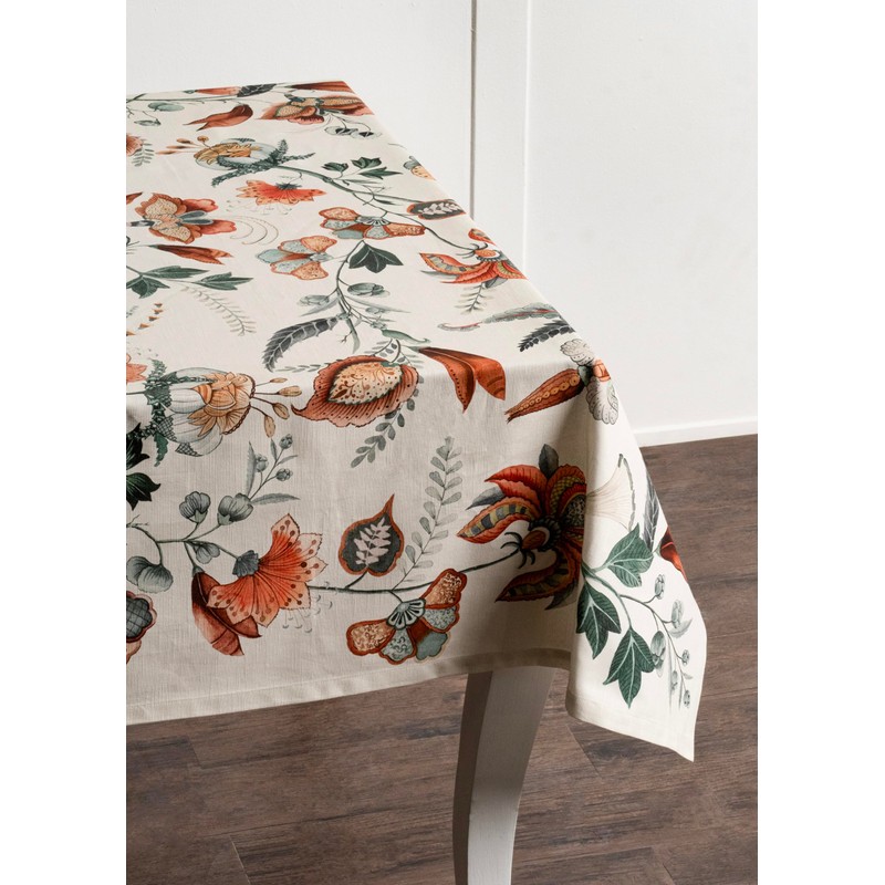Maison d' Hermine Tablecloth 100% Cotton 140cm x 230cm Decorative