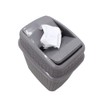 JVL 13-357GY Knit Design Loop Plastic 10 Litre Push Top