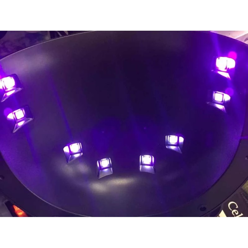 Panda Lámpara Uv Led Para Uñas Panda 8 Focos 36w.dama