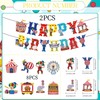 Circus Carnival Birthday Party Decorations - Yoyuspy 10PCS Circus Theme