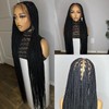 40 inches knotless braided wig