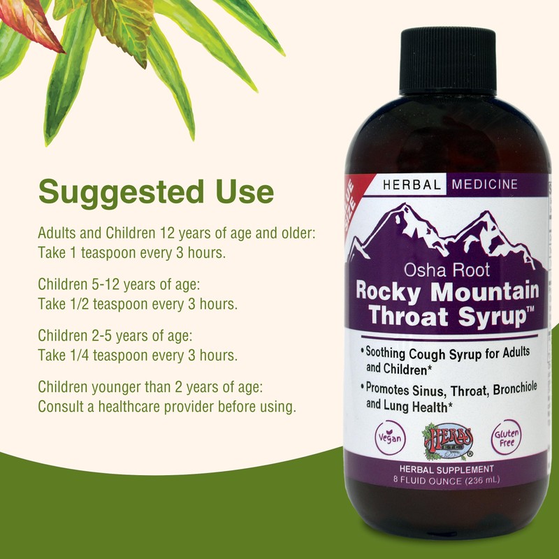 Herbs Etc. Rocky Mountain Throat Syrup - Supports Throat Wellness