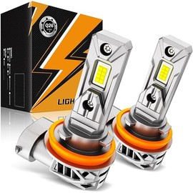 Auxbeam H11 H8 H9 Fog Lights, 20000LM 600% Brighter Wireless H11 Light for Off-Road Use or Fog Light, Plug and Play