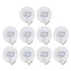 uxcell 10pcs Suction Cup Hooks 1 Inch Diameter Wall Hooks