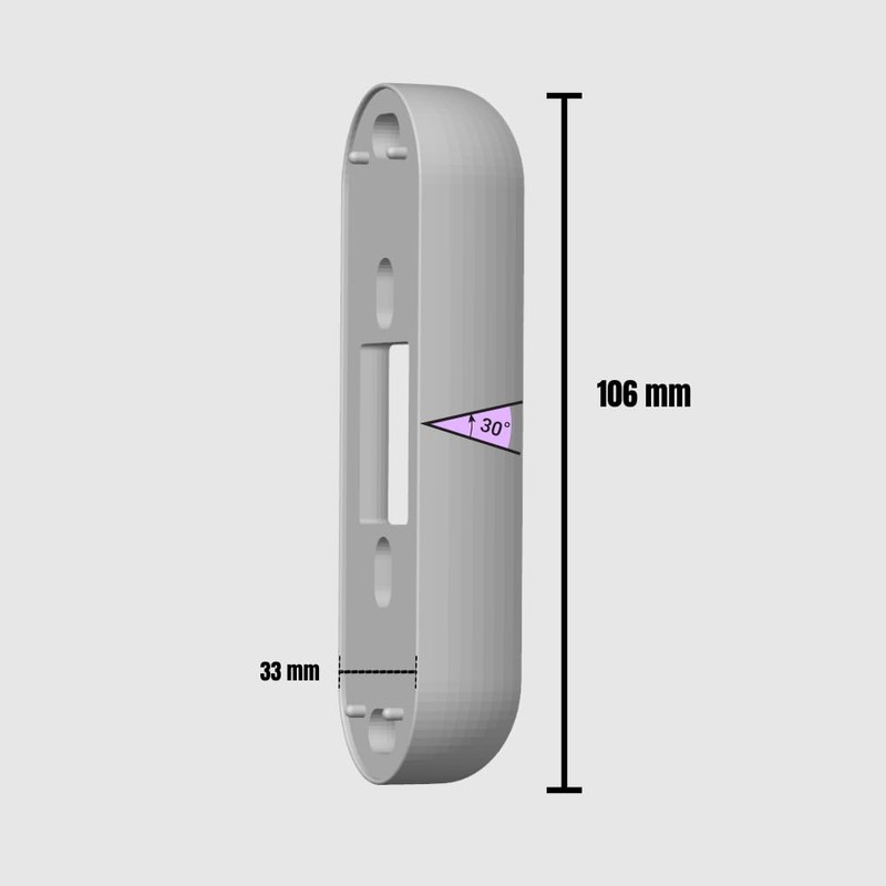 Angle Bracket Compatible with Simplisafe doorbell Bracket with a 30°