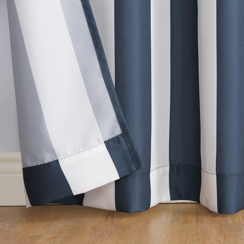 Sun Zero Valencia 2-Pack Cabana Stripe Indoor/Outdoor UV Protectant Energy