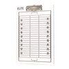 Elite Clipboards Football White Dry Erase Coaches Clipboard | Double-Side