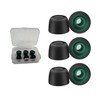 Three Pairs of Headset Foam Noise Reduction mesh tip Replacement
