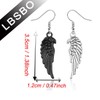 CENWA Black And White Angel Wing Earrings Angel Devil Dangle