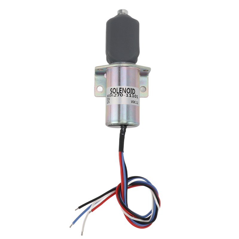 12V Electric Exhaust Solenoid High Accuracy Anti Interference 4 Wire