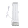 24 Pin RGB Power Extension Cable Kit ARGB 18AWG Silver