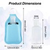 IBEQUEM 8Pcs Hand Sanitizer Keychain Holders, Empty Hand Sanitizer Holders