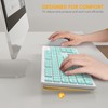 SABLUTE Wireless Keyboard and Mouse, Full-Size Wireless Mouse and Keyboard