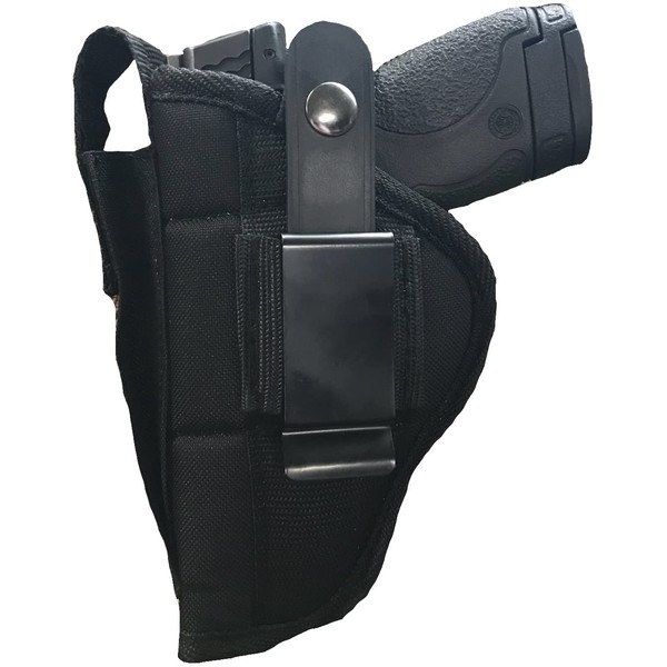 Nylon Belt or Clip on Gun Holster Fits Ruger Mark II, Mark III with a 6" Barrel