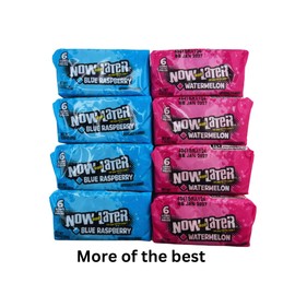 FASO SWEET Now and Later Candy Variety Pack – 24 Packs with 10 Flavors, 6 Pieces Per Pack, 144 Pieces Total – Perfect for Sharing, Parties, and Snacking