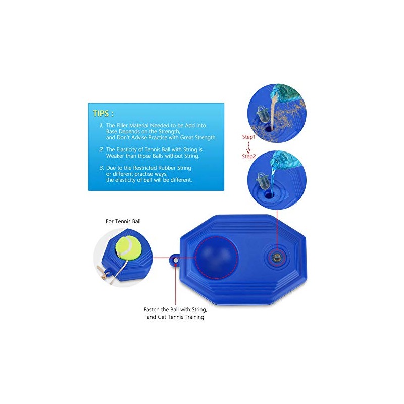 Tennis Ball Back Trainer,Tennis Training Ball Practice Balls Back Base