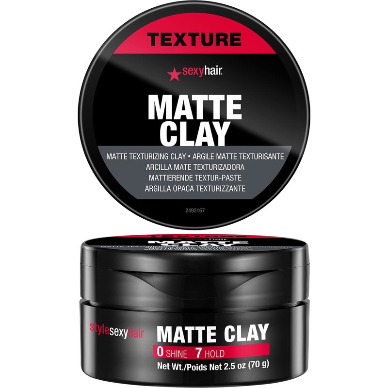SexyHair Style Matte Clay Arcilla Texturizante Mate,50 g | Separa,