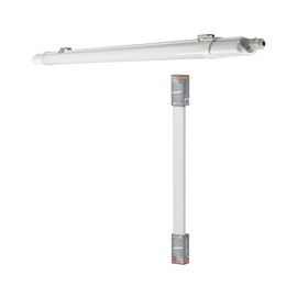 OSRAM LED Feuchtraumleuchte Submarine Slim 10W, 4000K, 900 lm, IP65, flach (35 mm), staub- und wasserdicht, Polycarbonat​