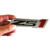1x Z51 Performance Packace Emblem Engine Hood 3D Badge Decal Fit for Z51 (Chrome Red)
