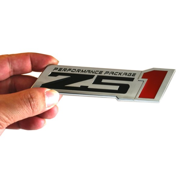 1x Z51 Performance Packace Emblem Engine Hood 3D Badge Decal
