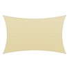 Amgo 10' x 13' Beige Rectangle Sun Shade Sail Canopy
