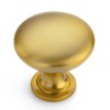 Ravinte 25 Pack Cabinet Knobs - Brushed Brass & Zinc