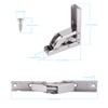 Zocipro Pack of 4 Hinge Folding Fittings, 90/170 Degree Folding