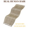 Hetto Tape in Hair Extensions Real Human Hair Tape Hair