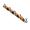 Punch Free Wall Mount Mop Broom Holder 4 Clips 5