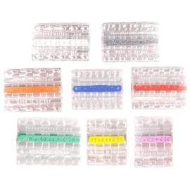 Blister Coins Pack of 160 Cartridges for Euros and Centtimes, Hold Coins. (20 Units per Coin)