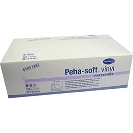 peha Soft Vinyl Powder Free Disposable Gloves XS