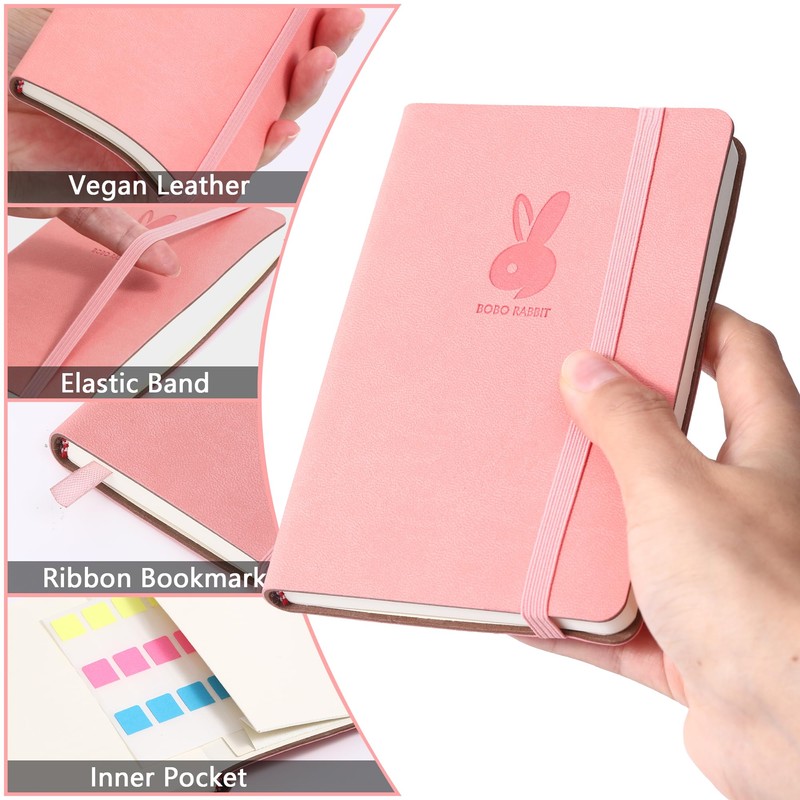 3 Pack Small Pocket Journal Notebooks Mini A6 Lined Journaling