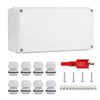DAMORON Junction Box IP65 Waterproof, Surface-Mounted Distribution Box, Diameter 12-15