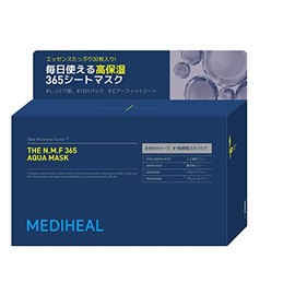 Mediheal The N.M.F 365 Aqua Mask, 30 Pieces, Highly Moisturizing, 365 Sheet Mask for Daily Use